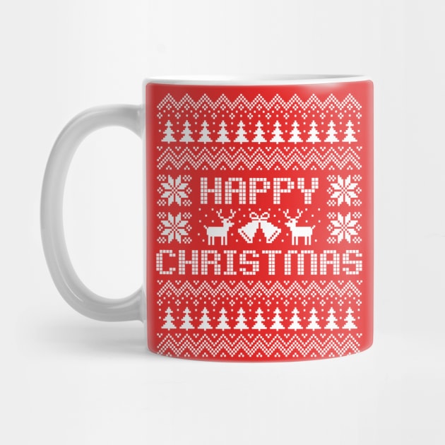 Happy Christmas sweater by Cute Tees Kawaii